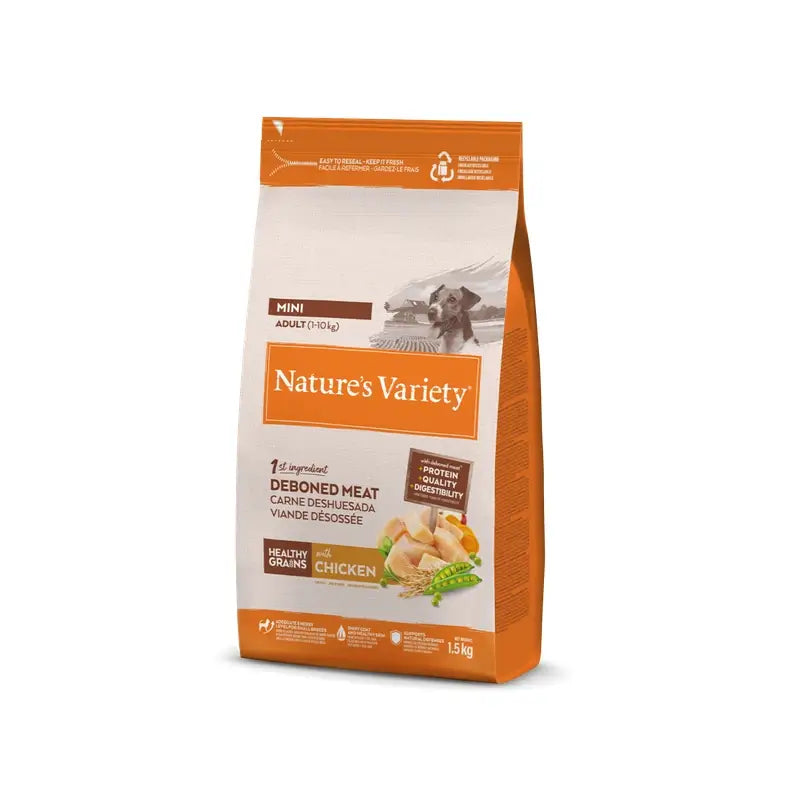 Nature's Variety Canine Original Adult Mini Chicken 1,5Kg, nourriture pour chien