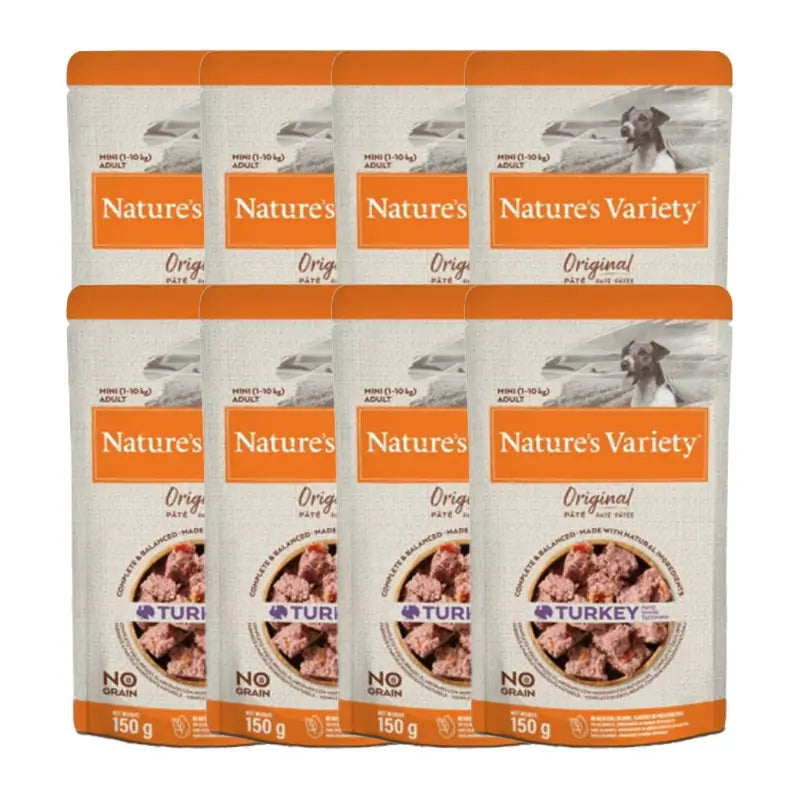 Nature'S Variety Canine Original Adult Original Mini Turkey, 8 x 150 g, wet dog food