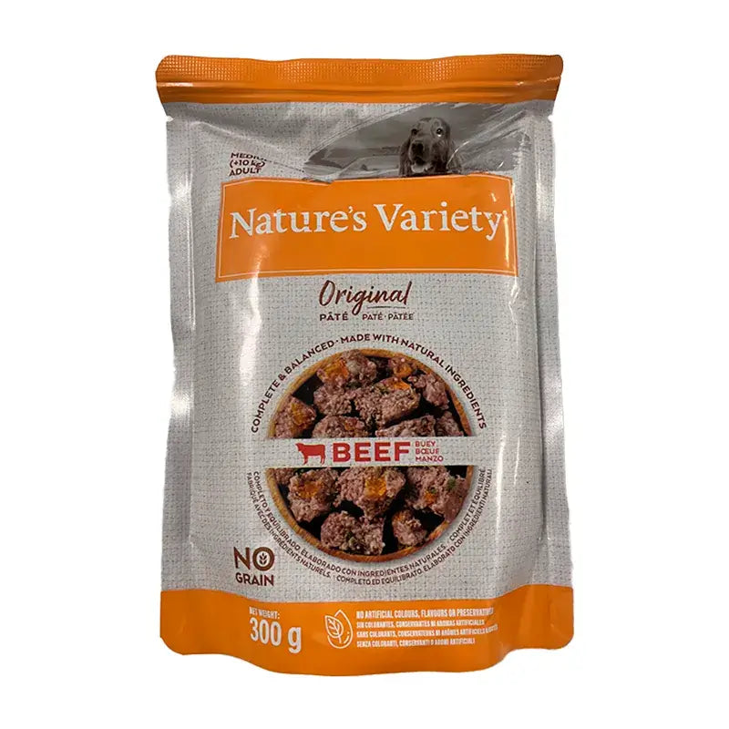 Nature's Variety Canine Original Adult Pate Med Max Pack 4X300Gr, nourriture humide pour chien