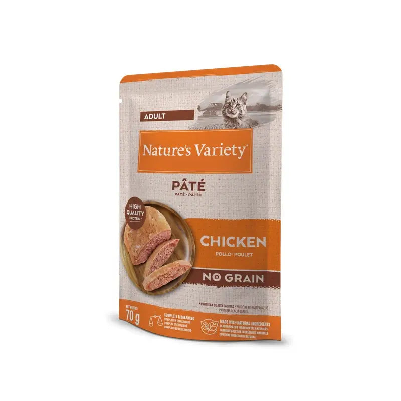 Nature's Variety Feline Adult Original Pate Chicken 12 x o12 x 70 g, snack pour chat