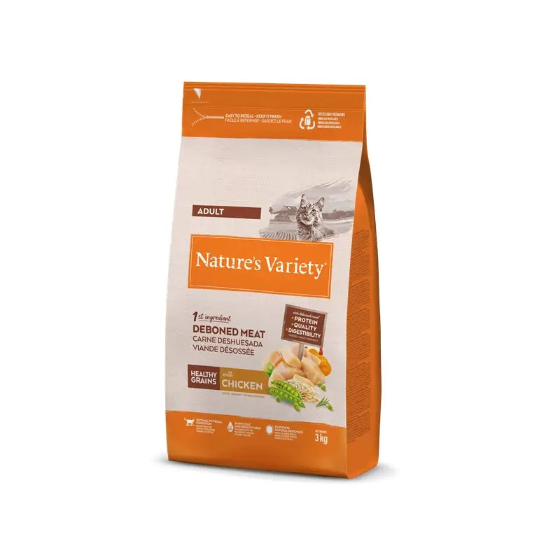 Nature's Variety Feline Adult Chicken Original 3kg, nourriture pour chat