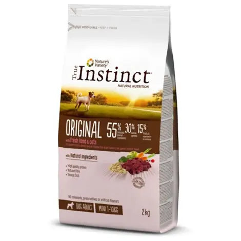 Nature'S Variety True Inst. Canine Adult Original Mini Lamb 2kg.
