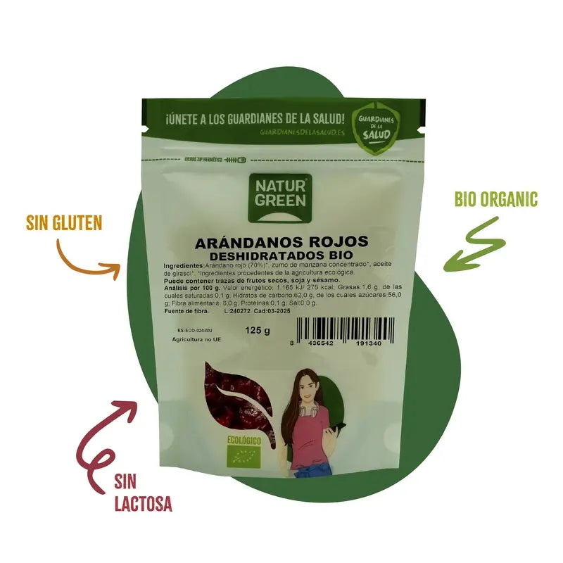 Naturgreen Organic Canneberges séchées biologiques