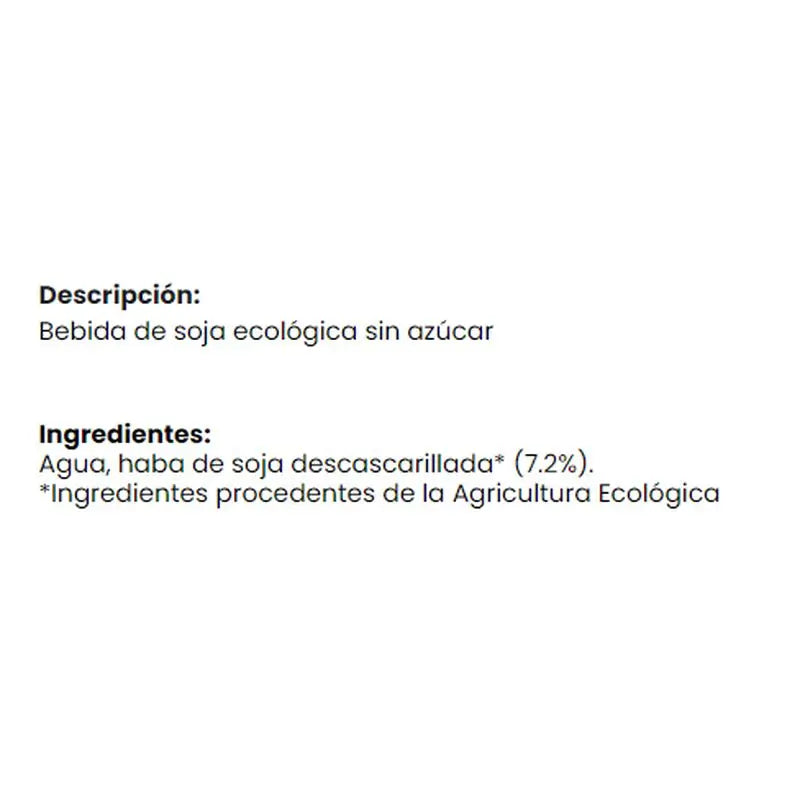 Naturgreen Boisson au soja Nature 1Lt 6Uds.
