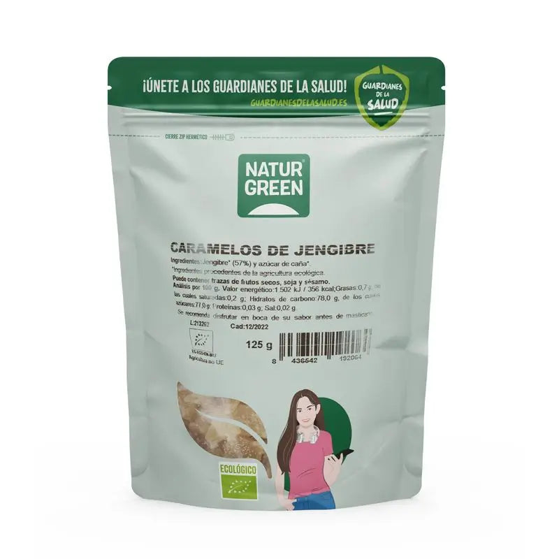 Naturgreen Bonbons au gingembre, 125 g