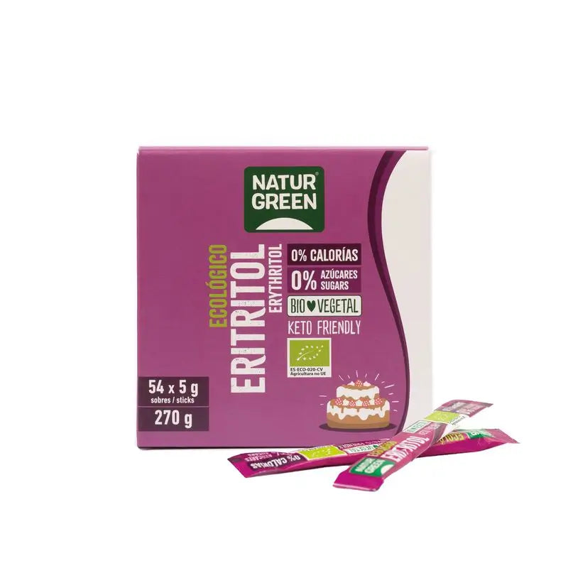Naturgreen Bâtons d'érythritol Bio, 54x5 g
