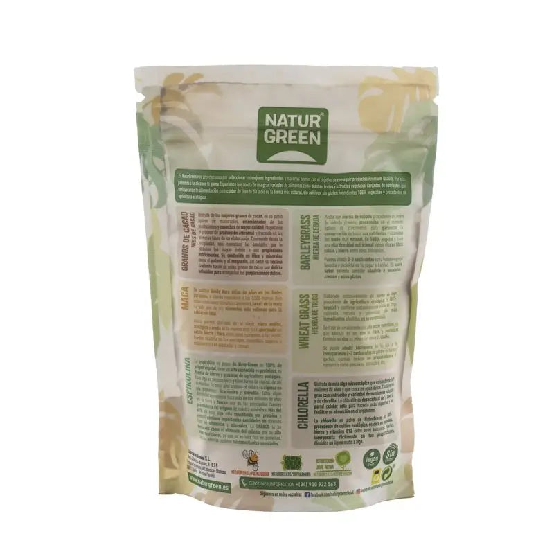 Naturgreen Expérience Caroube en poudre Bio Sans Gluten, 200 g