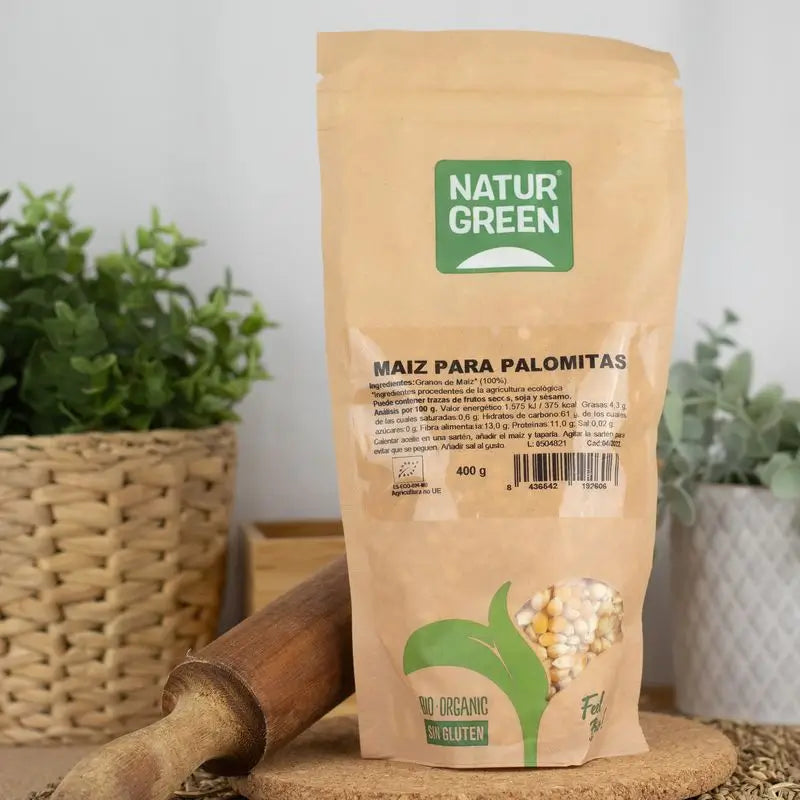 Naturgreen Popcorn Maïs Bio, 450 g