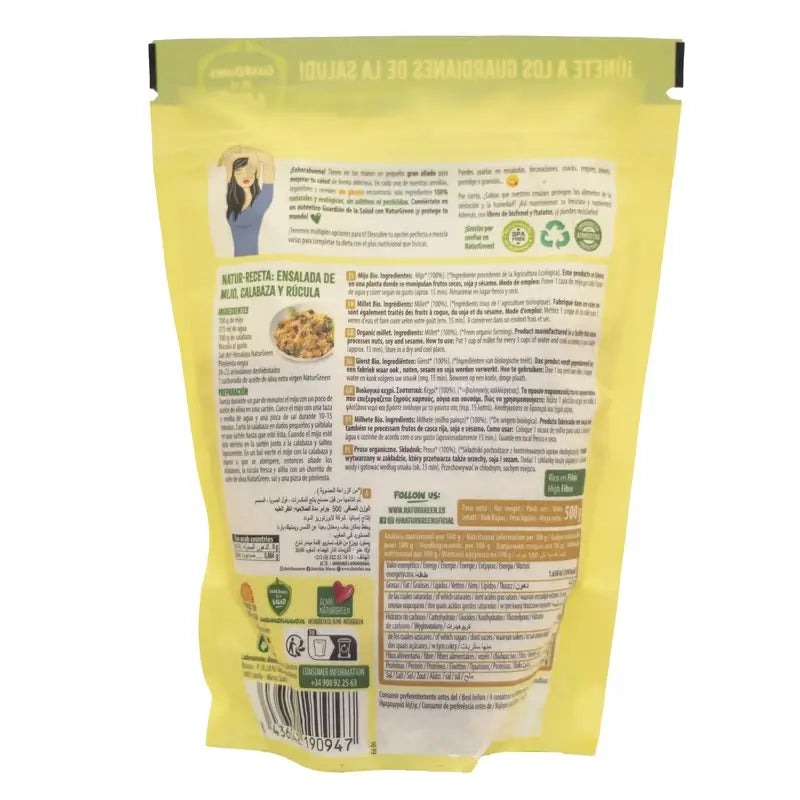 Naturgreen Millet Bio, 500 g