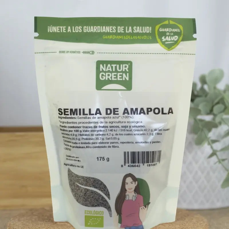 Naturgreen Graines de pavot bio, 175 g
