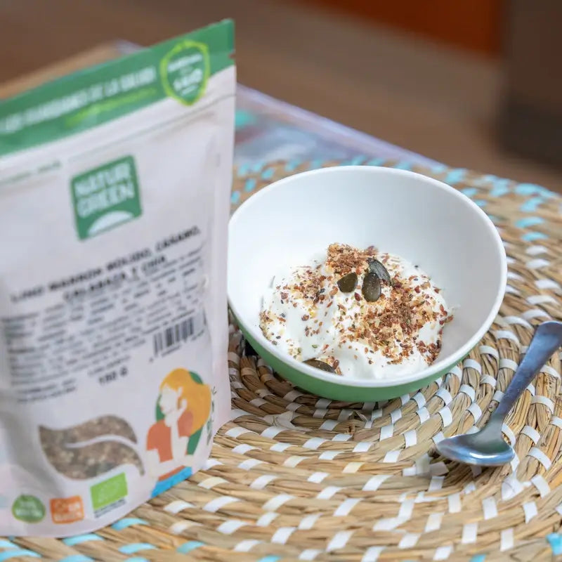 Naturgreen Graines de lin, de chanvre, de citrouille et de chia, 150 g