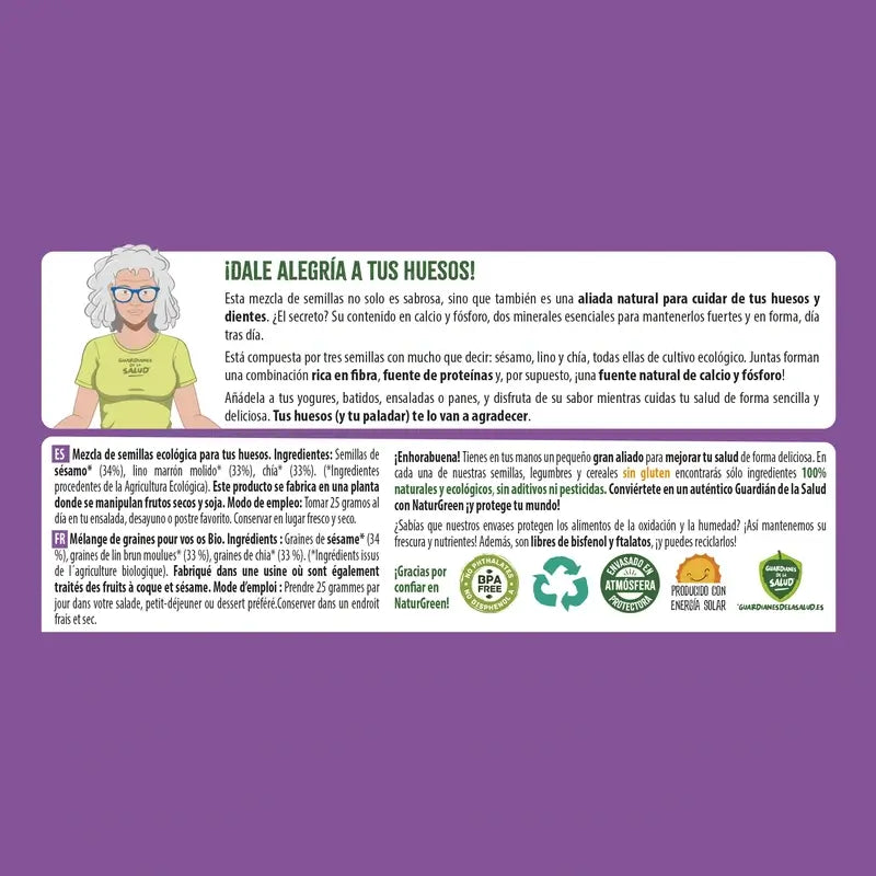 Naturgreen Graine d'Os Bio, 175 grammes