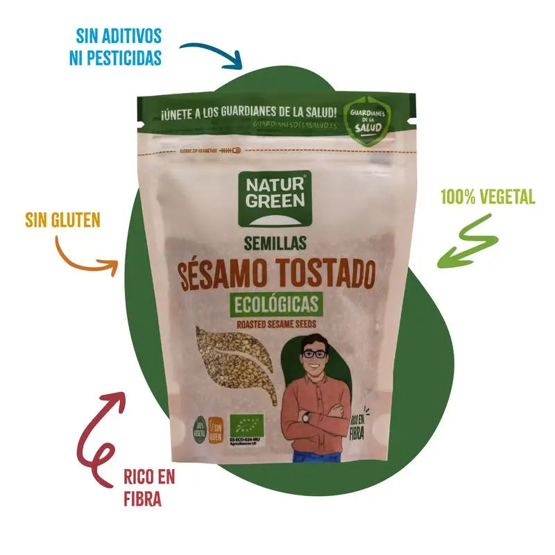 Naturgreen Sésame grillé bio, 225 g