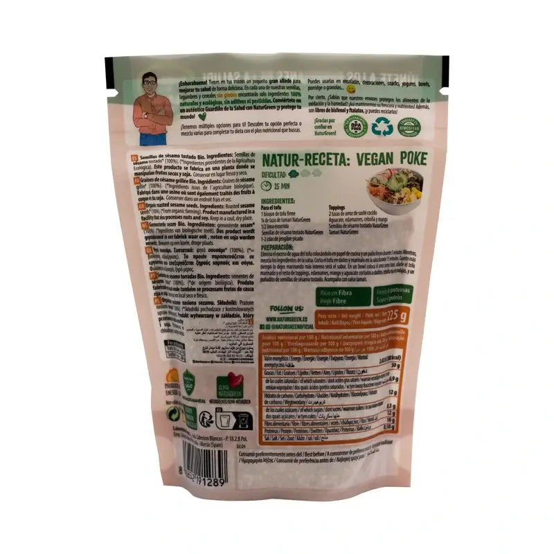 NaturGreen Sésame grillé bio 400 g
