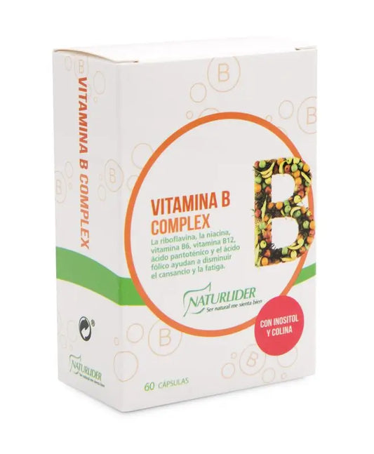 Naturlider Vitamin B Complex, 60 Capsules