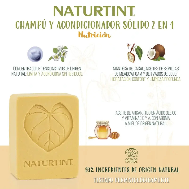Naturtint Natural Shampooing solide nourrissant 330Ml