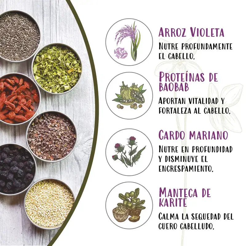 Naturtint Hair Food Mask Purple Rice150 Ml