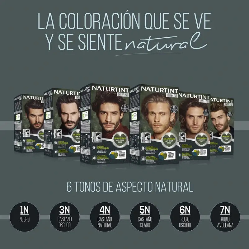 Naturtint Men Coloration permanente pour hommes, sans ammoniaque 6N - Blond foncé