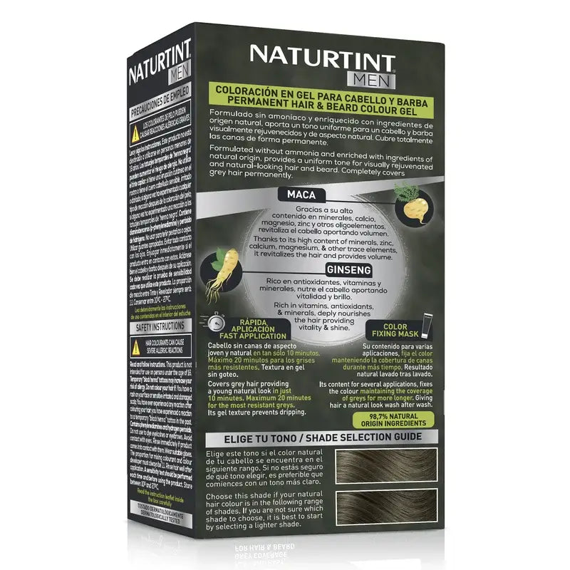 Naturtint Men Coloration permanente pour hommes sans ammoniaque 7N - Blond noisette