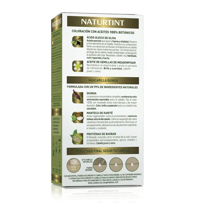 Naturtint Colorant permanent sans ammoniaque 10N - Blonde Alba