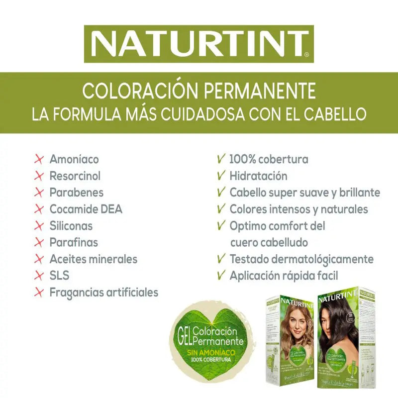 Naturtint Coloration permanente sans ammoniaque 3.56 - Radiant Intense Red