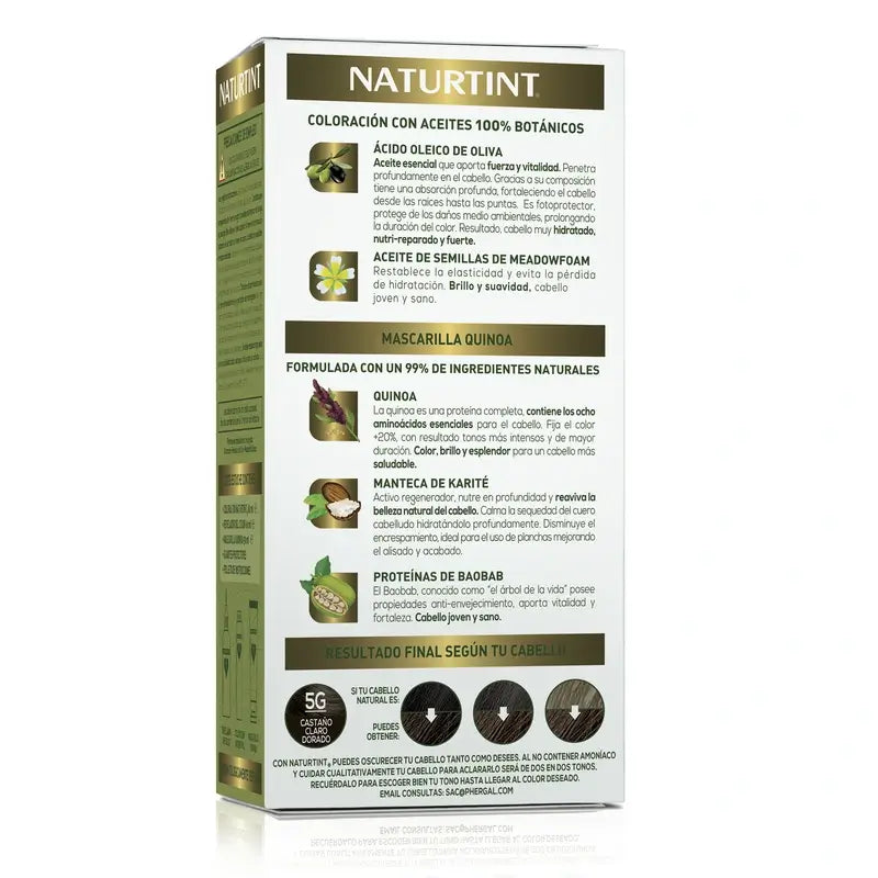 Naturtint Coloration permanente 5G sans ammoniaque - Brun doré clair