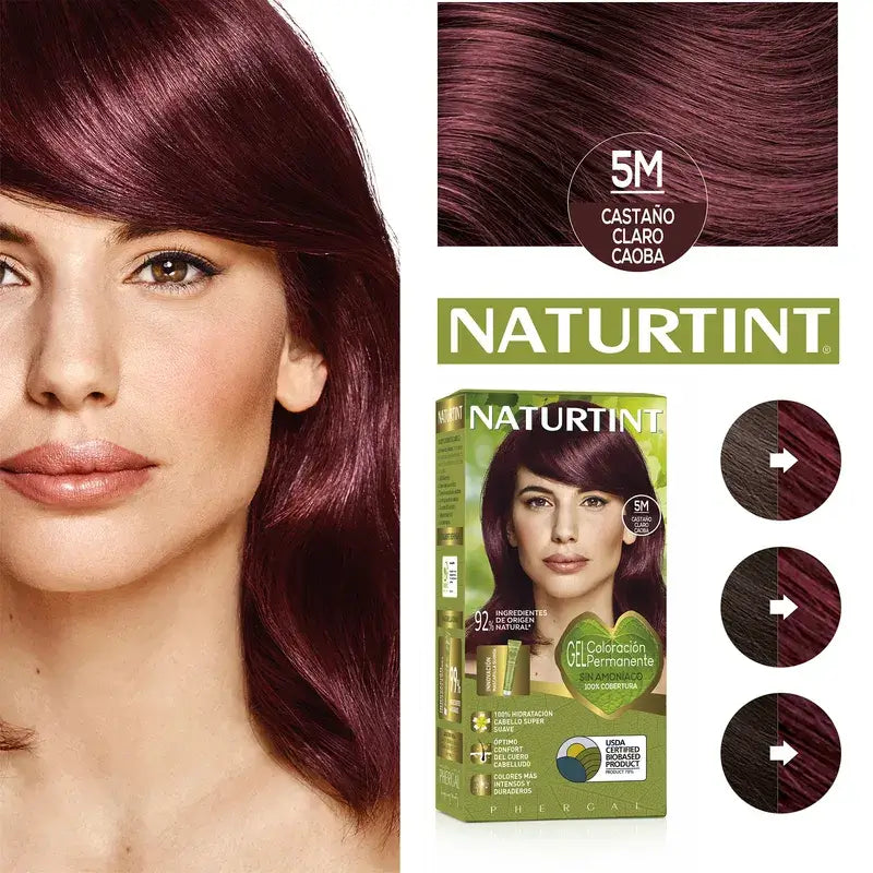 Naturtint Coloration permanente Coloration permanente sans ammoniaque 5M - Brun clair Acajou
