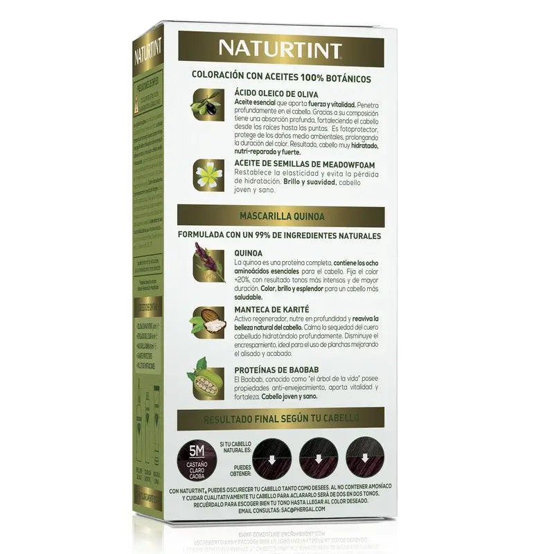 Naturtint Coloration permanente Coloration permanente sans ammoniaque 5M - Brun clair Acajou