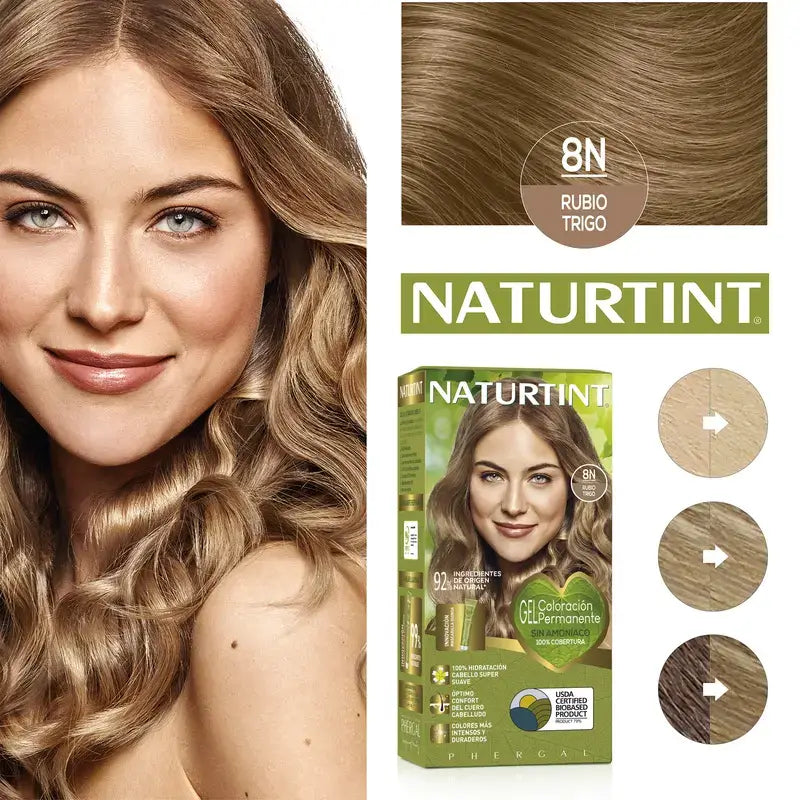 Naturtint Coloration Permanente Sans Ammoniaque 8N - Blond Blé