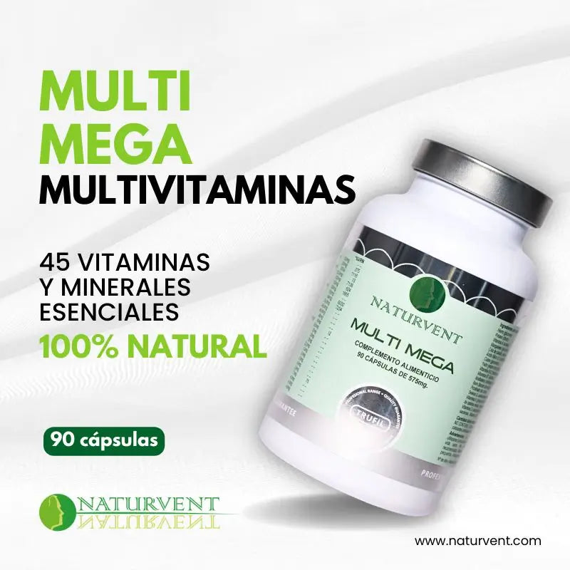 Naturvent Multivitamins Multi Mega Multivitamin, 90 gélules