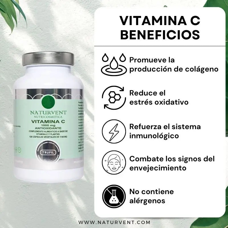 Naturvent Vitamines Vitamine C, 120 gélules