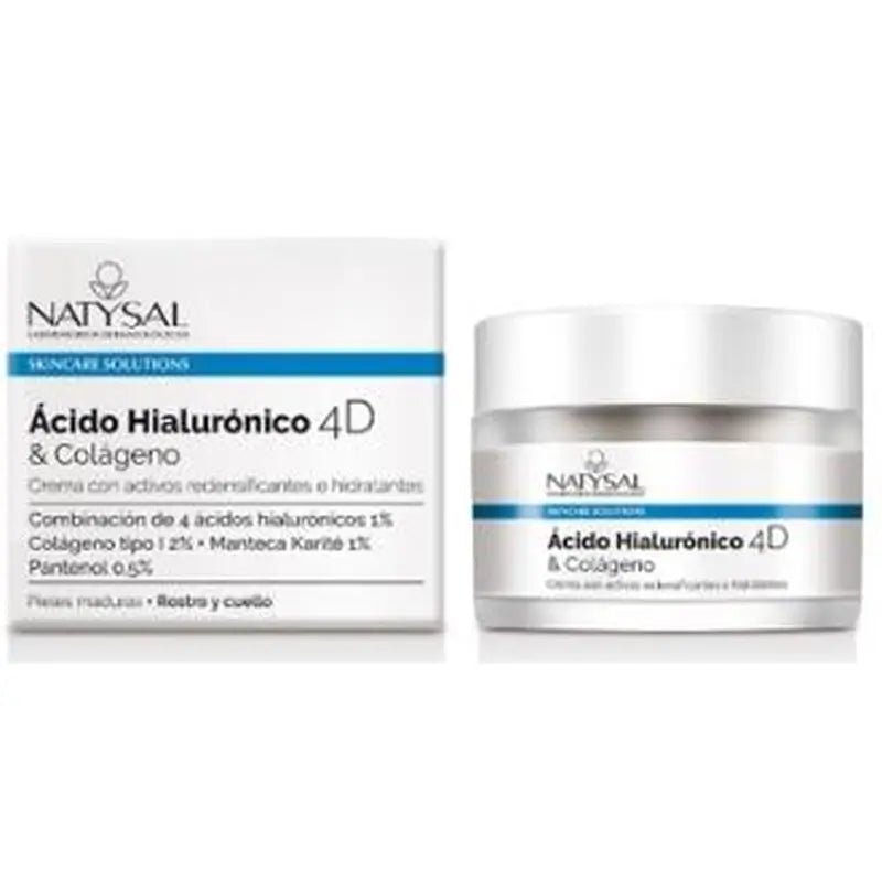 Natysal Hyaluronic Acid 4D & Amp Collagen Cream 50Ml.