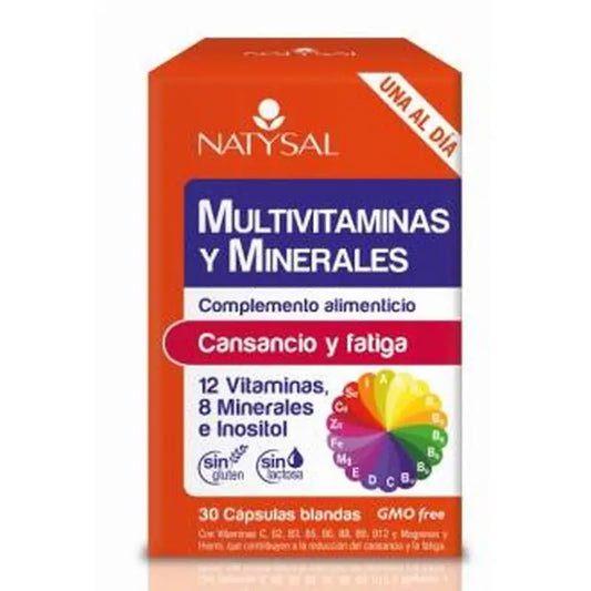 Natysal Multivitamins And Minerals 30Cap.