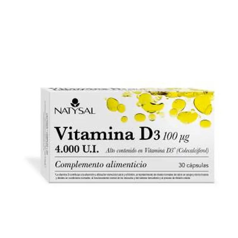 Natysal Vitamin D3 4000Ui 30Cap.