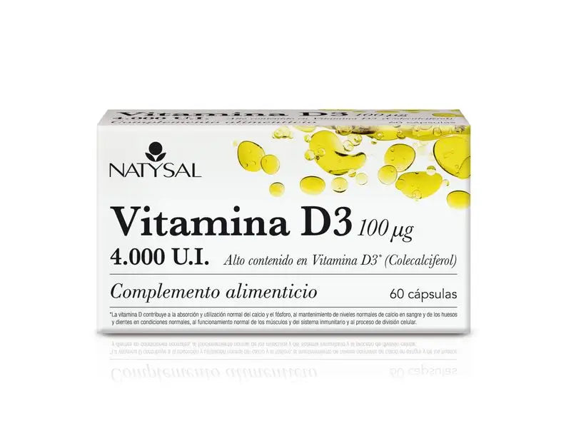 Natysal Vitamin D3, 60 Capsules