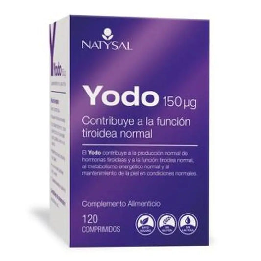 Natysal Iodine 150Mg 120Caps Sg Vegan