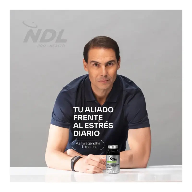 Ndl Pro-Health Ashwagandha Ksm-66 biologique + L-théanine, 120 gélules