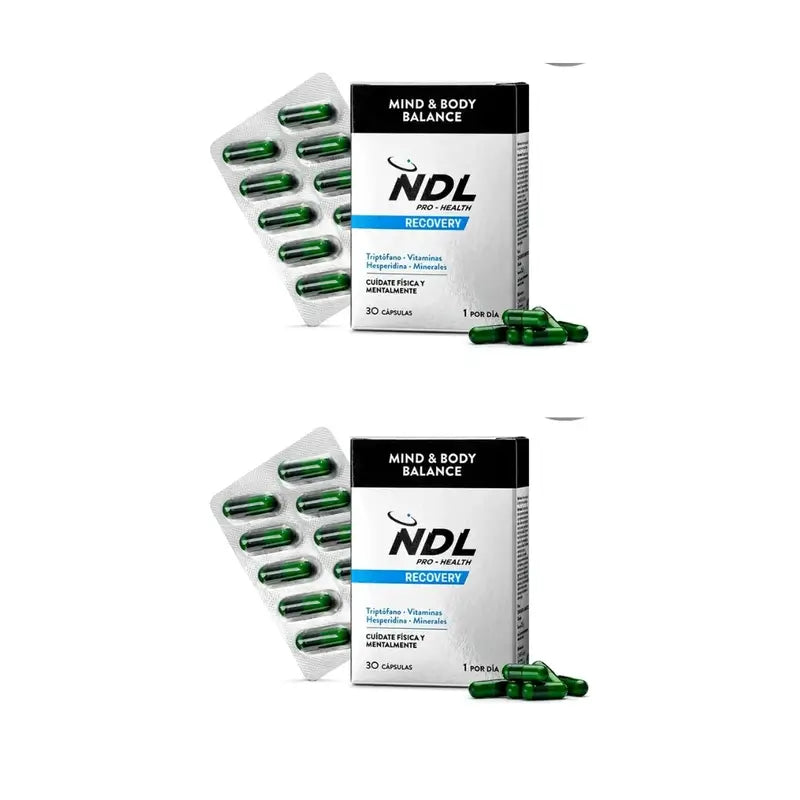 Ndl Pro-Health Mind & Body Balance, Tryptophane Avec Magnésium Et Vitamine B6, 2X30 Capsules