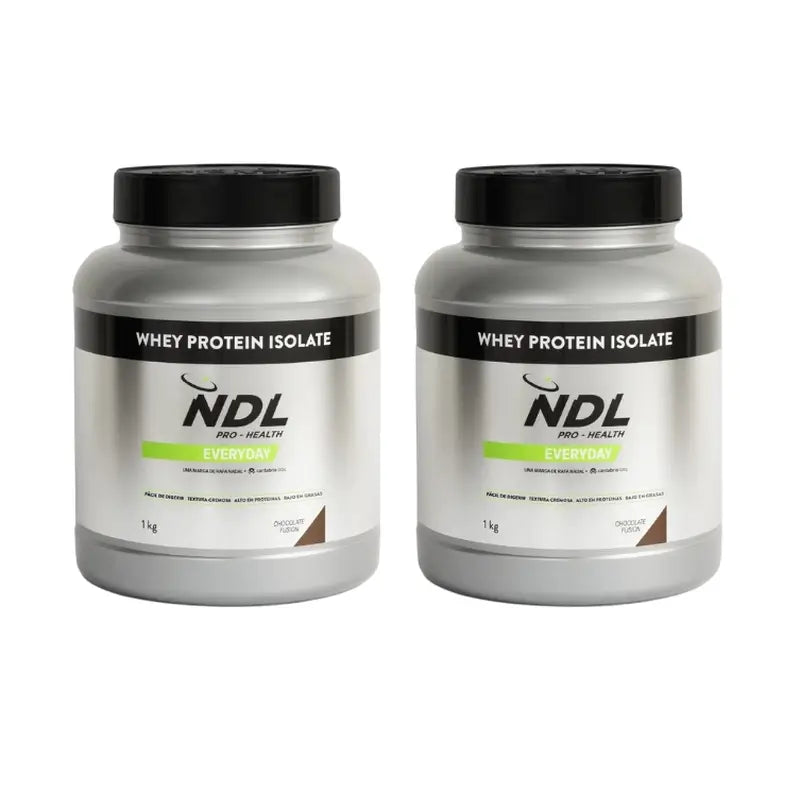 Ndl Pro-Health Whey Protein Isolate - Isolat de protéines, Chocolate Fusion , 2X1 Kg
