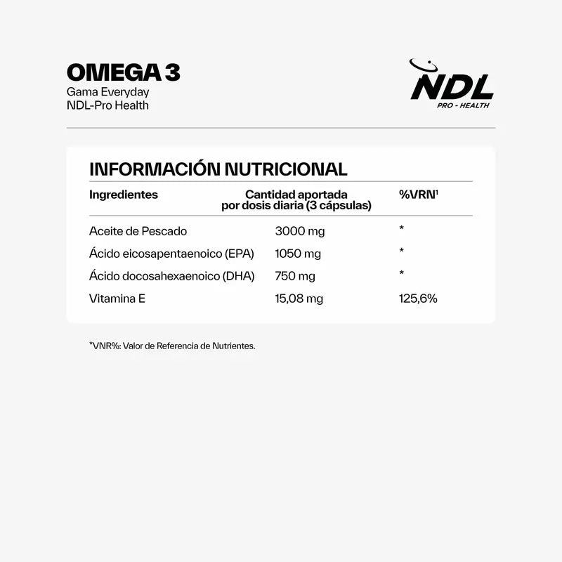 NDL Pro-Health Omega 3, 120 Capsules