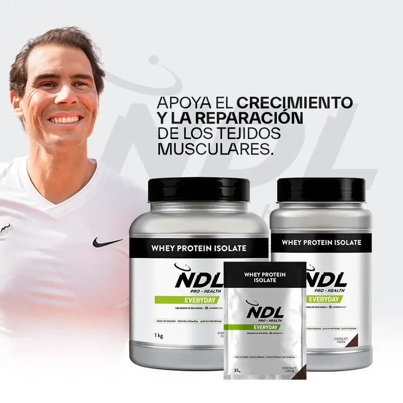 Ndl Pro-Health Whey Protein Isolate - Isolat de protéines, Chocolate Fusion , 1 kg