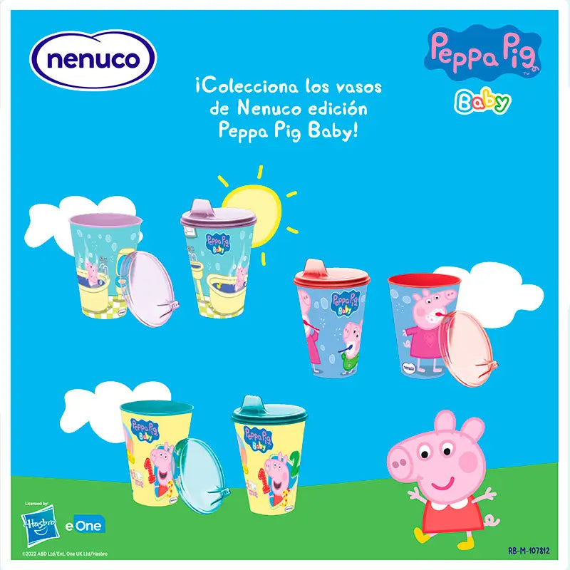 Nenuco Peppa Pig Eau de Toilette, 240 ml + verre cadeau