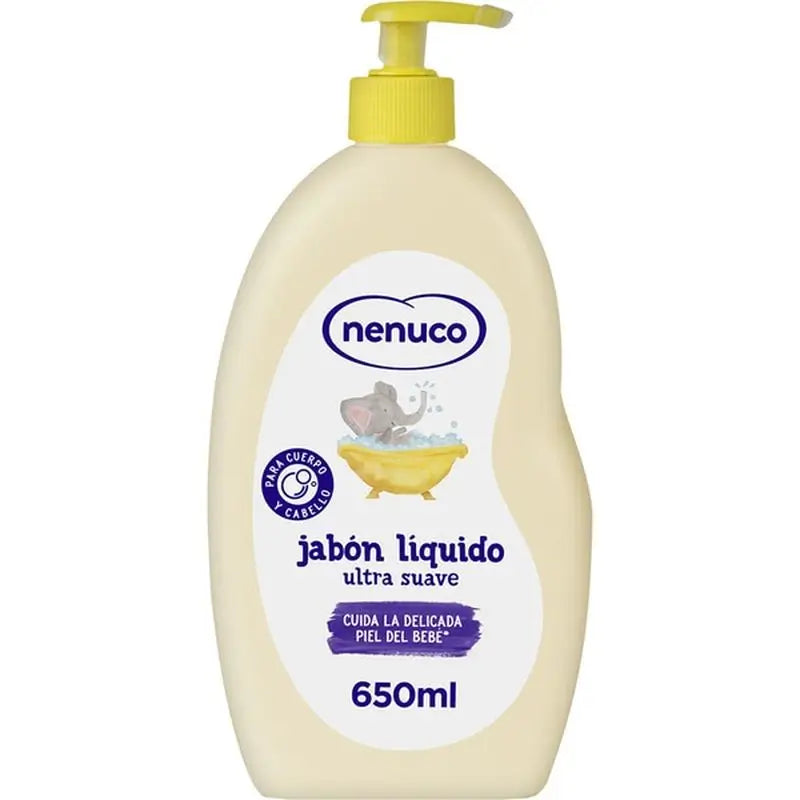 Nenuco Nettoyant ultra doux pour le corps et les cheveux, 650 ml