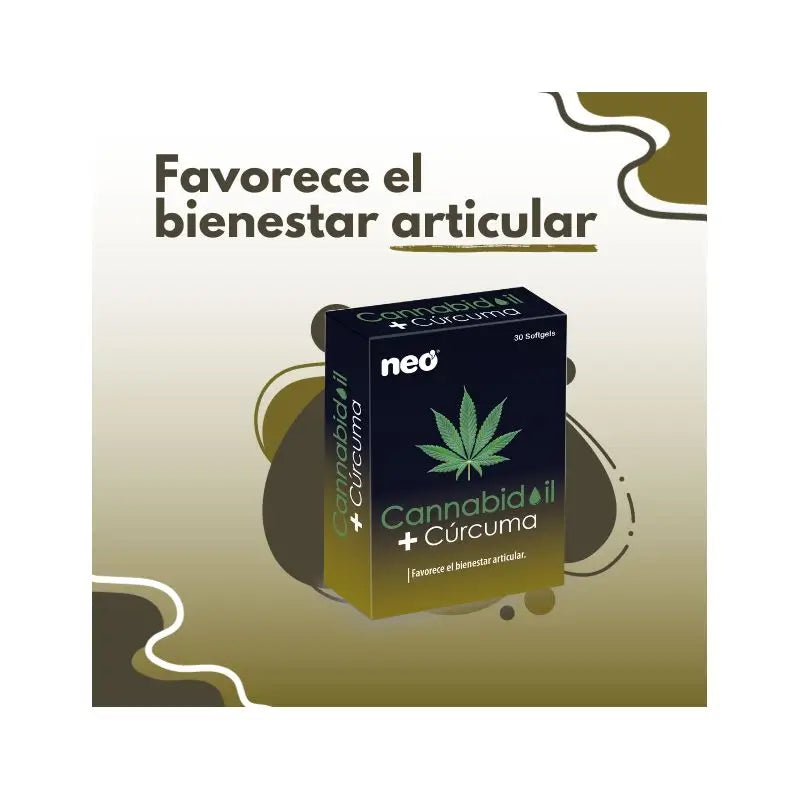 Neo Cannabidoil Curcuma, 30 gélules