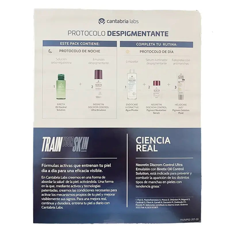 Protocole dépigmentant Neoretin, Discrom Control Ultra Emulsion, 30Ml + Biretix Oil Control, 30Ml