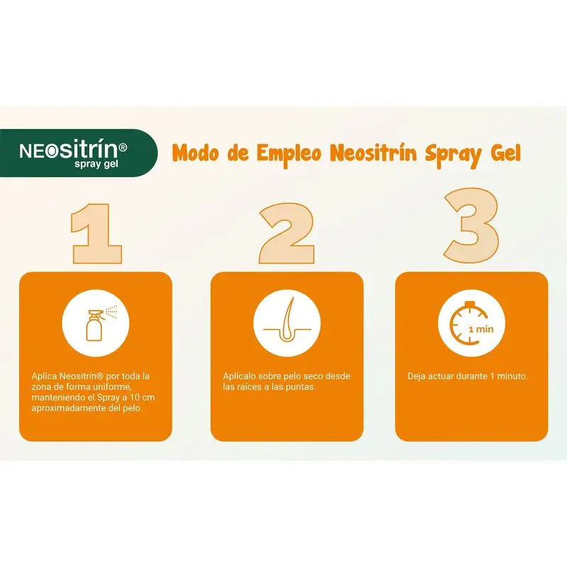 NEOsitrin® Spray gel liquide anti-poux 60 ml