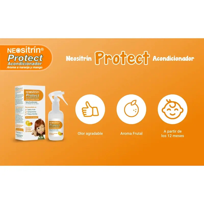 Neositrin Protect Spray conditionneur répulsif contre les poux 200 ml