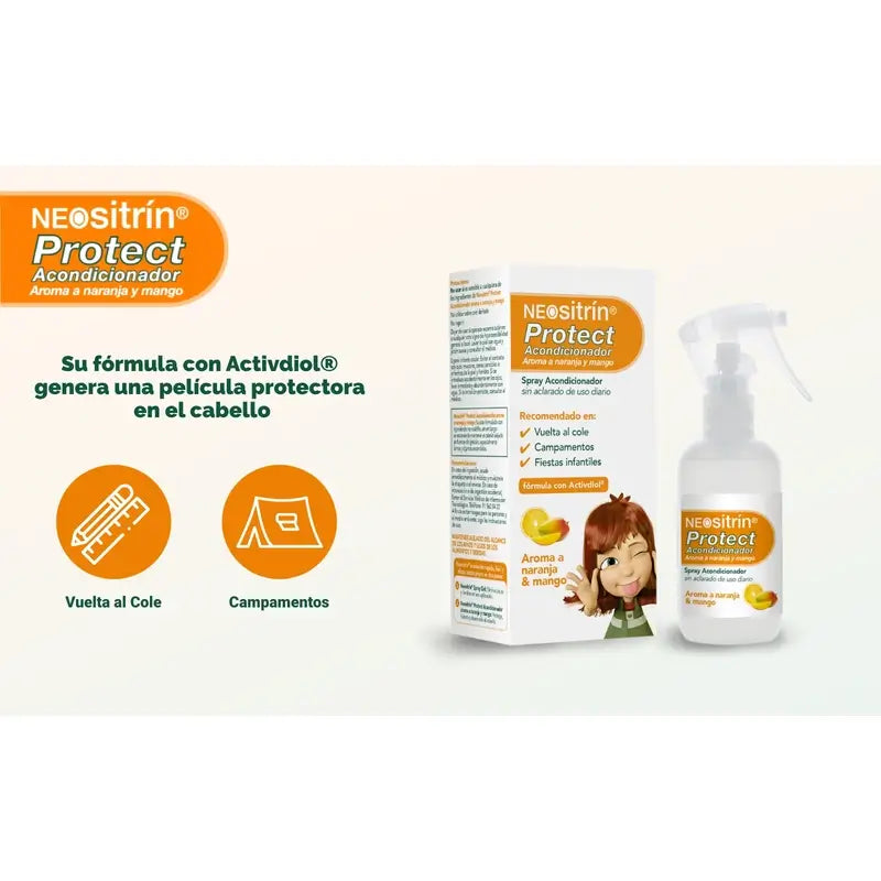 Neositrin Protect Spray conditionneur répulsif contre les poux 200 ml
