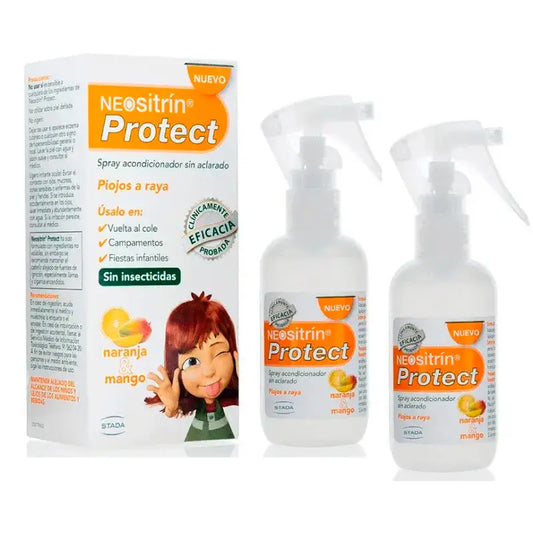 NEOsitrin® Protect Spray Conditionneur Anti-Poux, Pack 2 x 100 ml