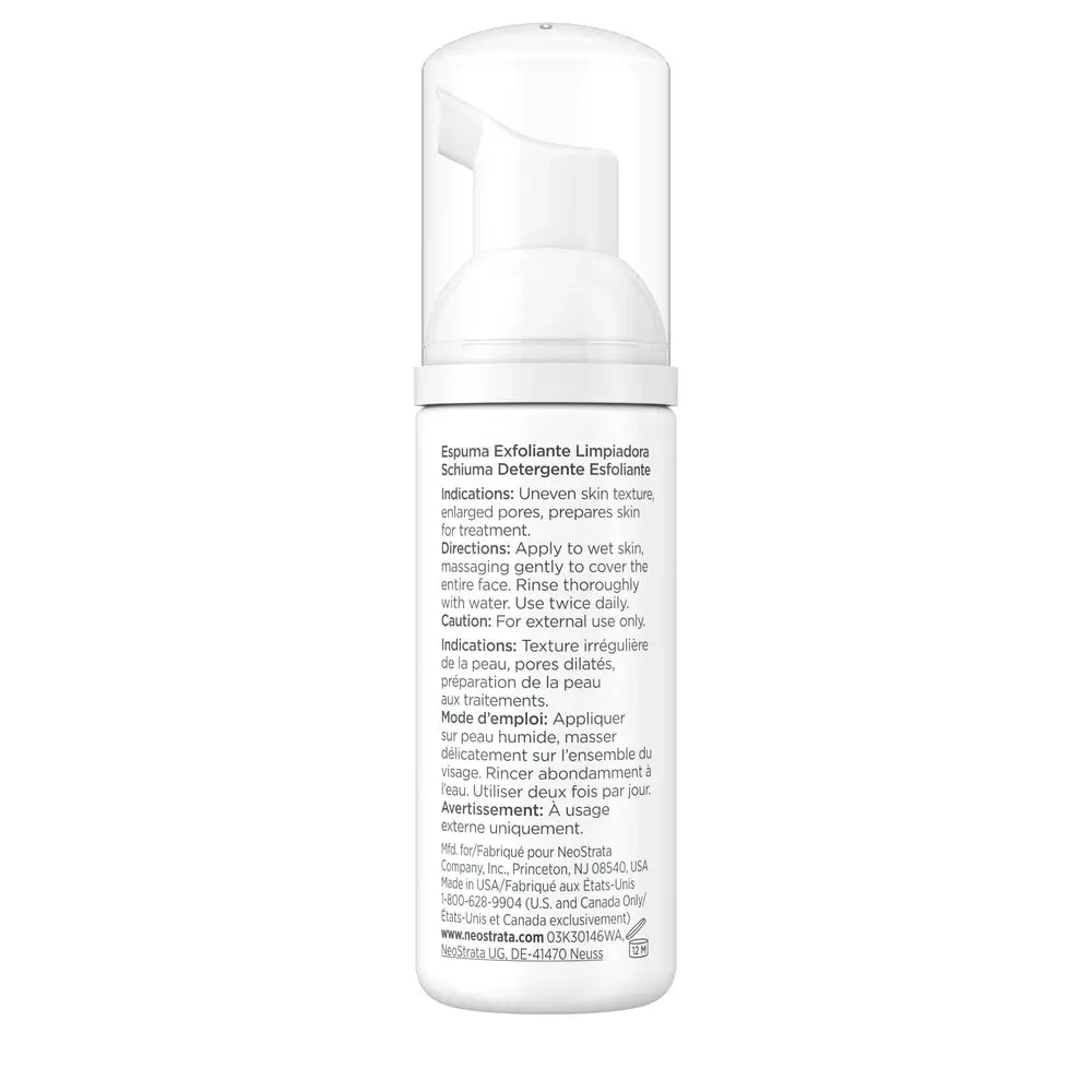 Neostrata Skin Active Mousse nettoyante exfoliante pour le visage, 125 ml